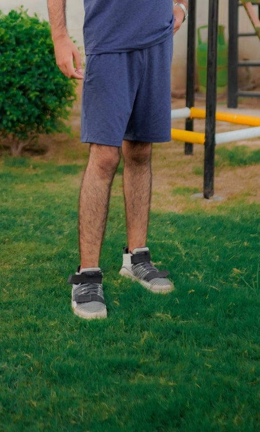 Men’s Blue Lycra Shorts – Dino Wear