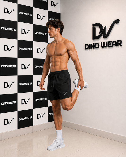 Men’s Blue Lycra Shorts – Dino Wear