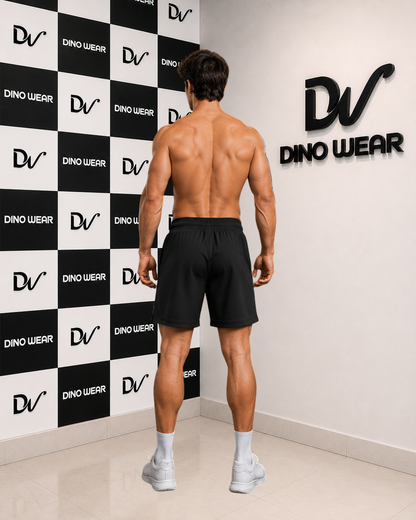 Men’s Blue Lycra Shorts – Dino Wear