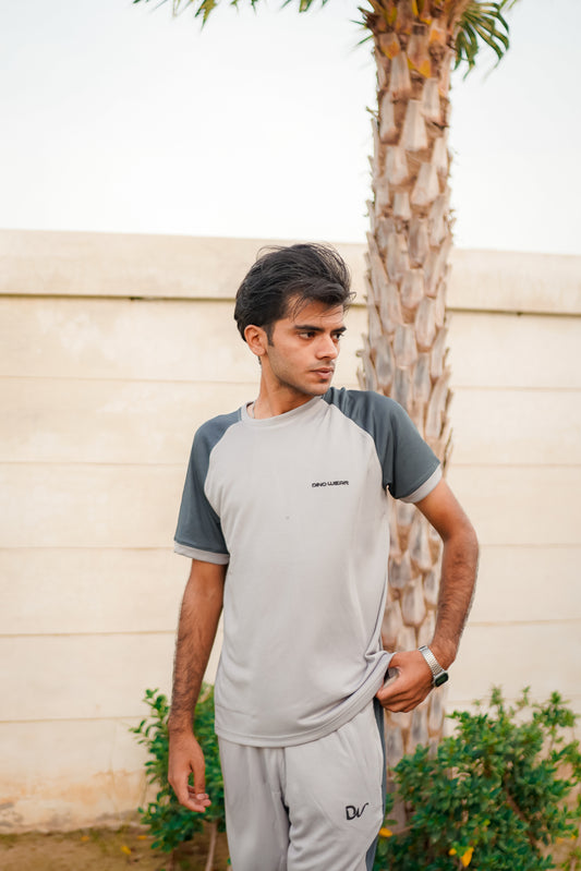 Men’s Gray & Dark Gray Tracksuit – Dino Wear
