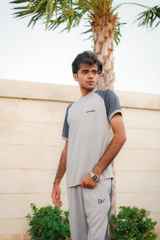 Men’s Gray & Dark Gray Tracksuit – Dino Wear