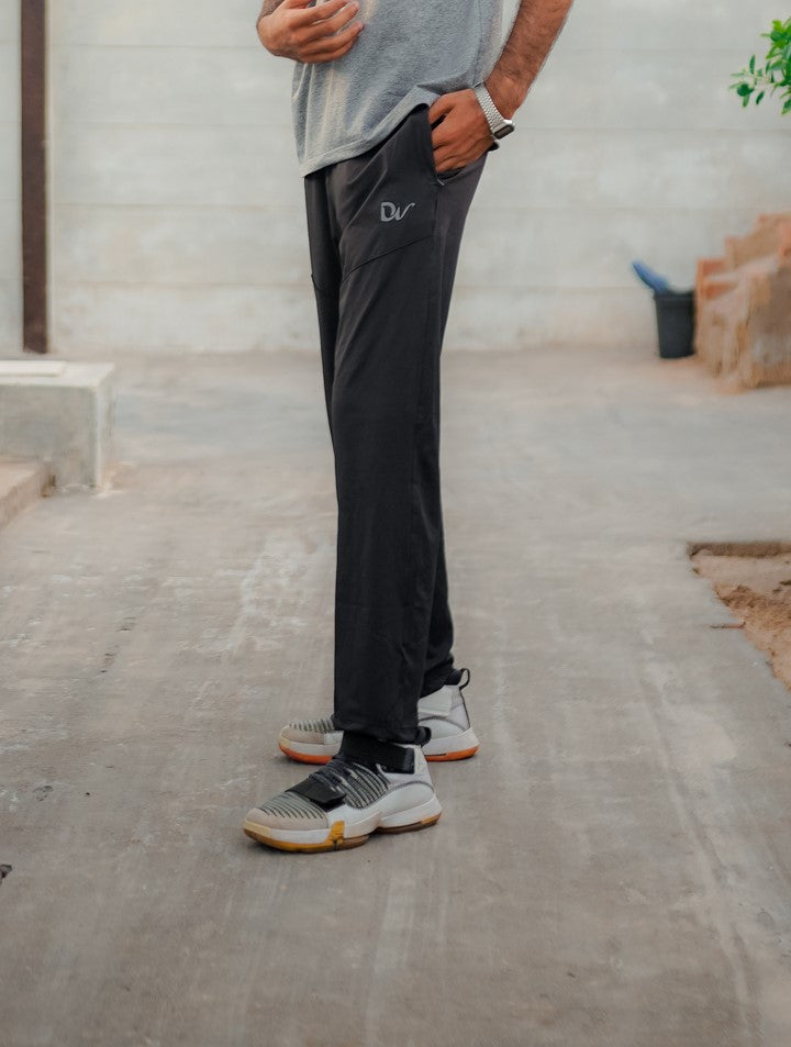 Men’s Black Lycra Trousers – Dino Wear