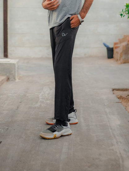 Men’s Black Lycra Trousers – Dino Wear