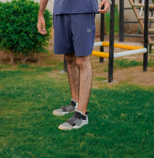 Men’s Blue Lycra Shorts – Dino Wear
