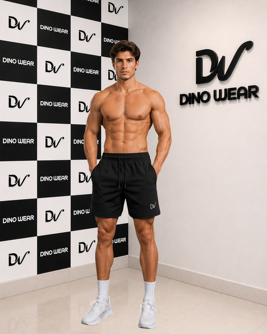 Men’s Blue Lycra Shorts – Dino Wear