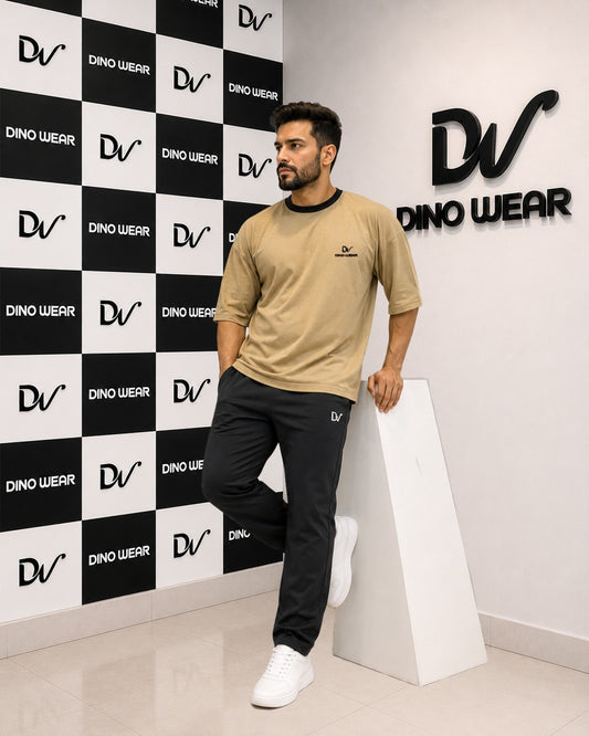 Men's Skin & Black Tracksuit- Dino Wear