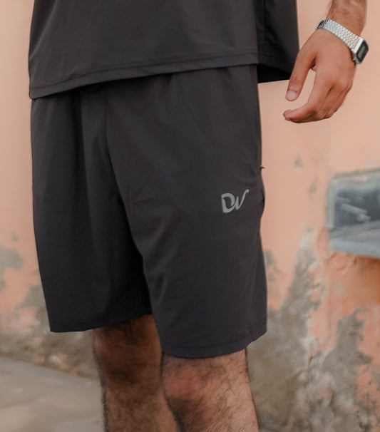 Men’s Black Lycra Shorts – Dino Wear